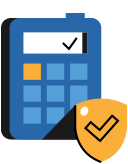 Accountant calculator icon