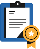 Accountant diploma icon