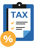 Accountant tax icon