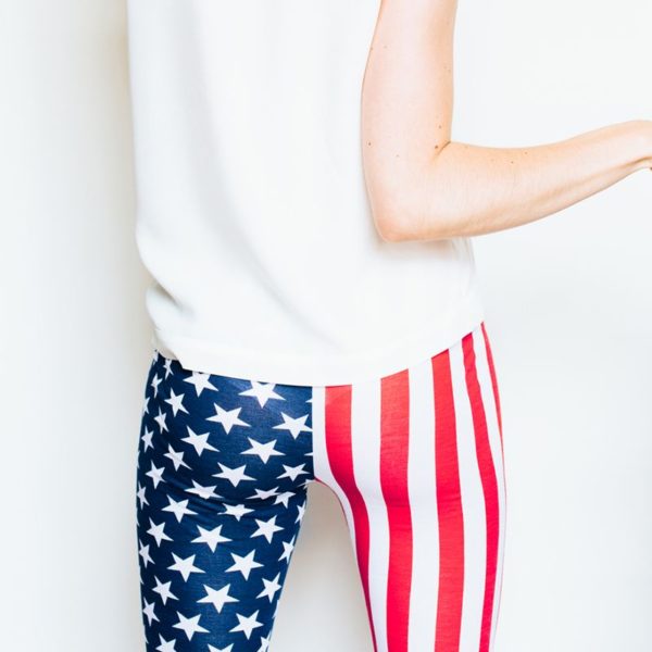 American flag pants