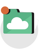 Business icon cloud