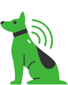 Vet dog chip icon